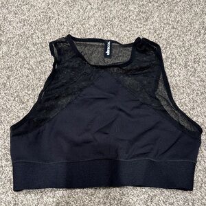 Ultracor Black Mesh Sports Bra
